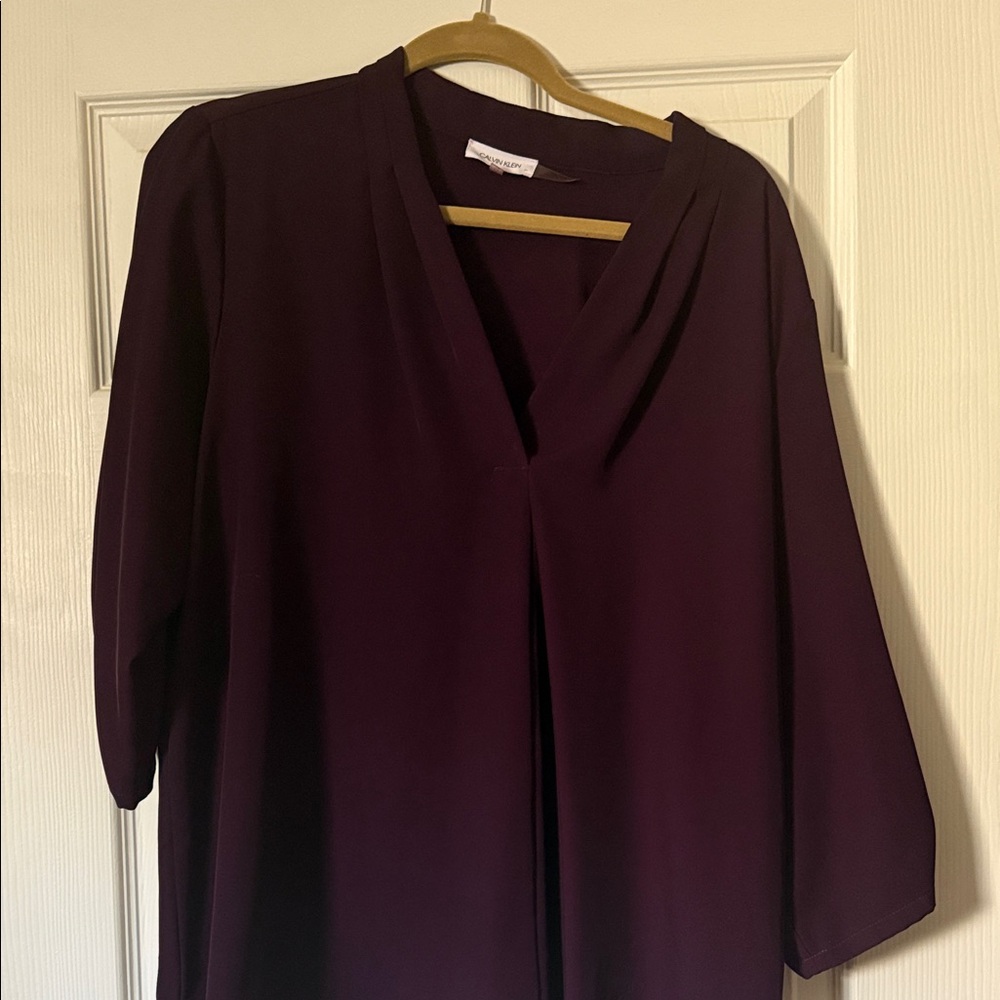 Calvin Klein Deep Purple Blouse